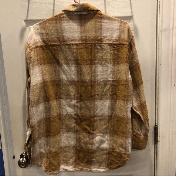 Old Navy Boyfriend Flannel Shirt L - Picture 2 of 7